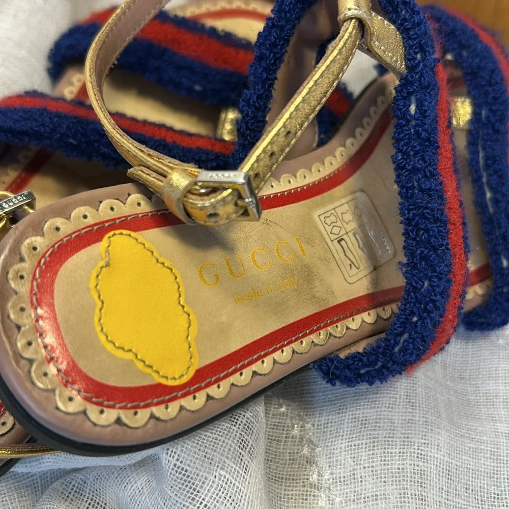 Gucci Colorful Strappy Sandals